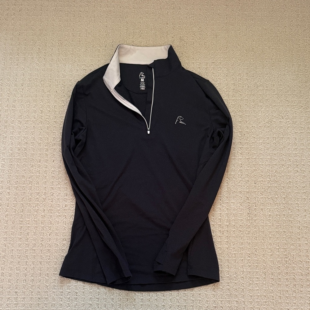 Rhoback Women's Navy Long Sleeve 1/4 Zip